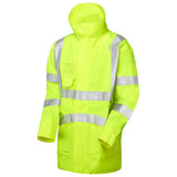 Leo Clovelly ISO 20471 Class 3 Breathable Executive Anorak Jacket A04 - Yellow - Customisable Jacket