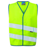 Leo Neonstars EN 1150 Childrens Waistcoat CW01 - Lime - Customisable Hi-Vis Vest