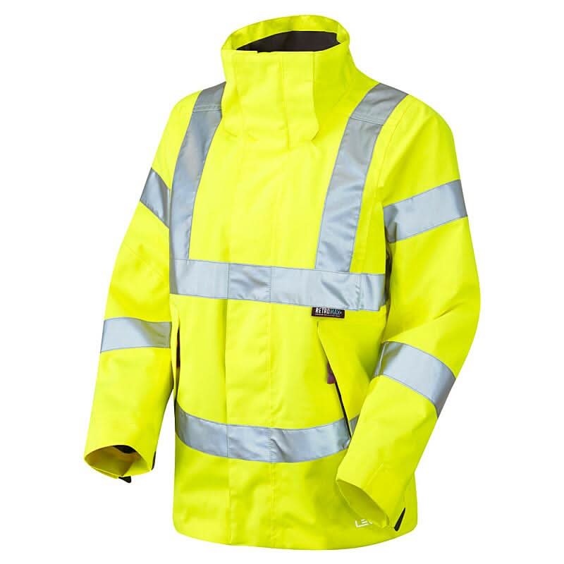 Leo Rosemoor ISO 20471 Class 3 Womens Breathable Jacket JL04 - Yellow - Customisable Jacket