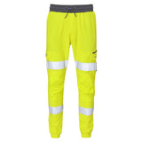 Leo Workwear Hawkridge Class 1 Hi-Viz Jog Trouser JT01 - Yellow - Customisable Joggers