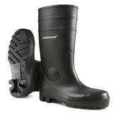 Dunlop Protomaster Full Safety Pvc Wellingtons 142 - Black - Customisable Wellingtons