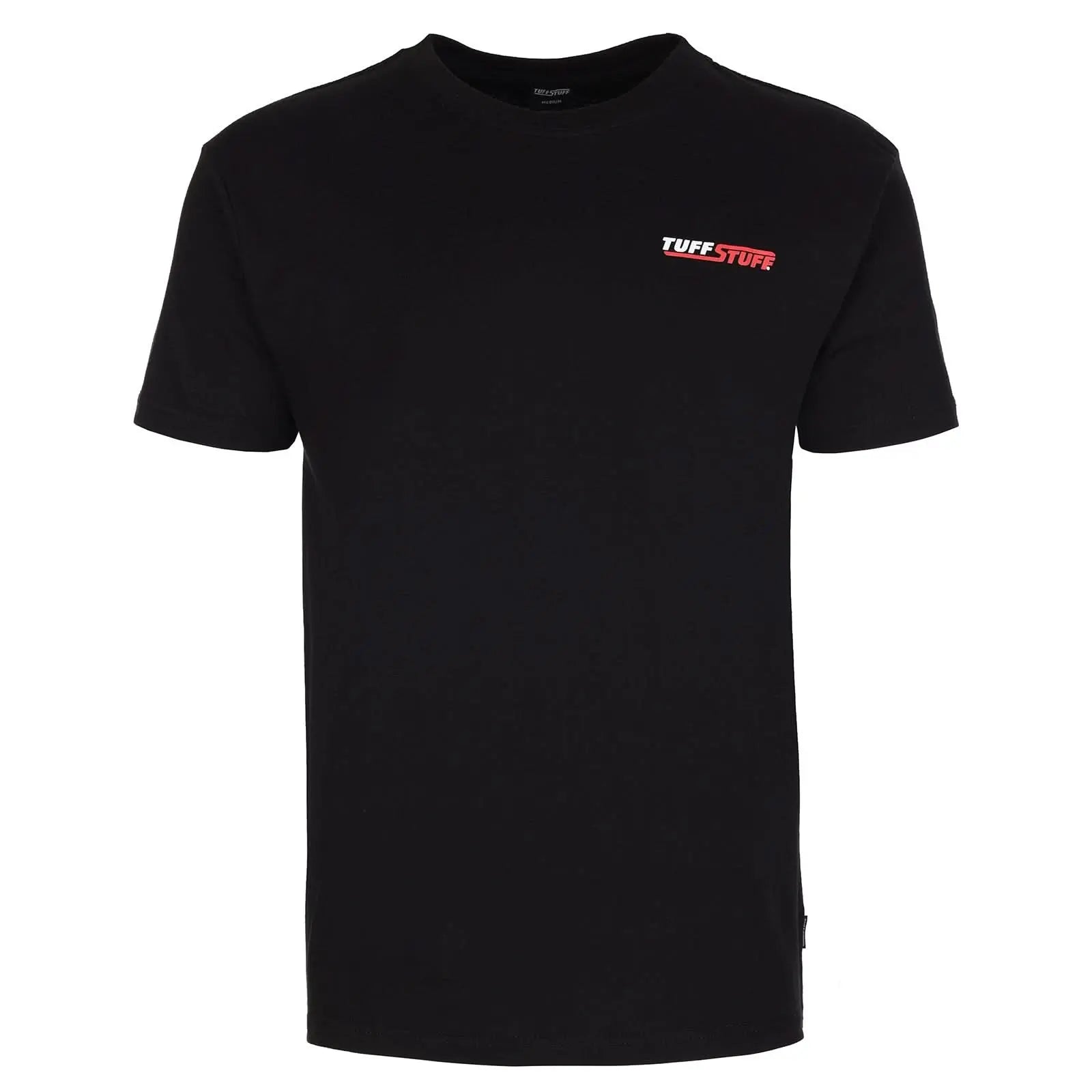 Tuffstuff Logo T Shirt 155 - BLACK - Customisable Tops