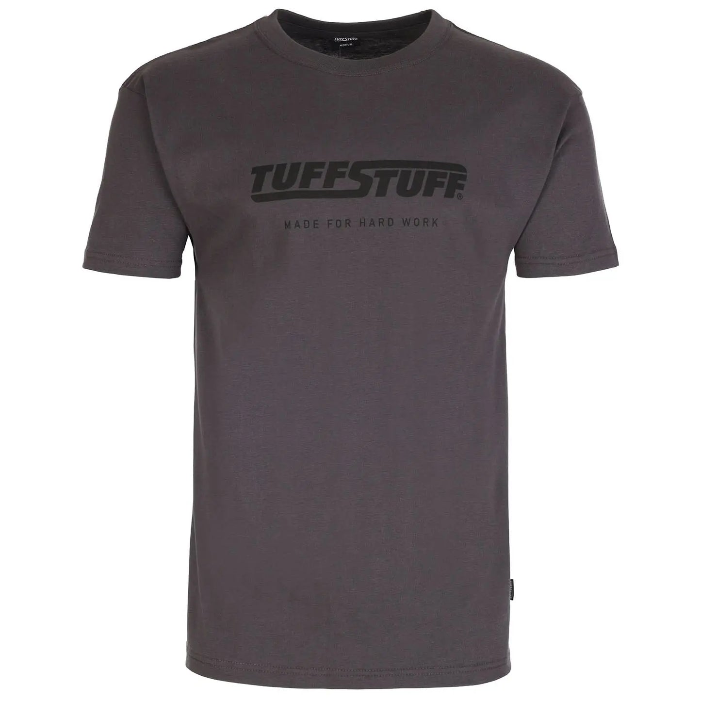 Tuffstuff Logo T Shirt 155 - GREY - Customisable Tops