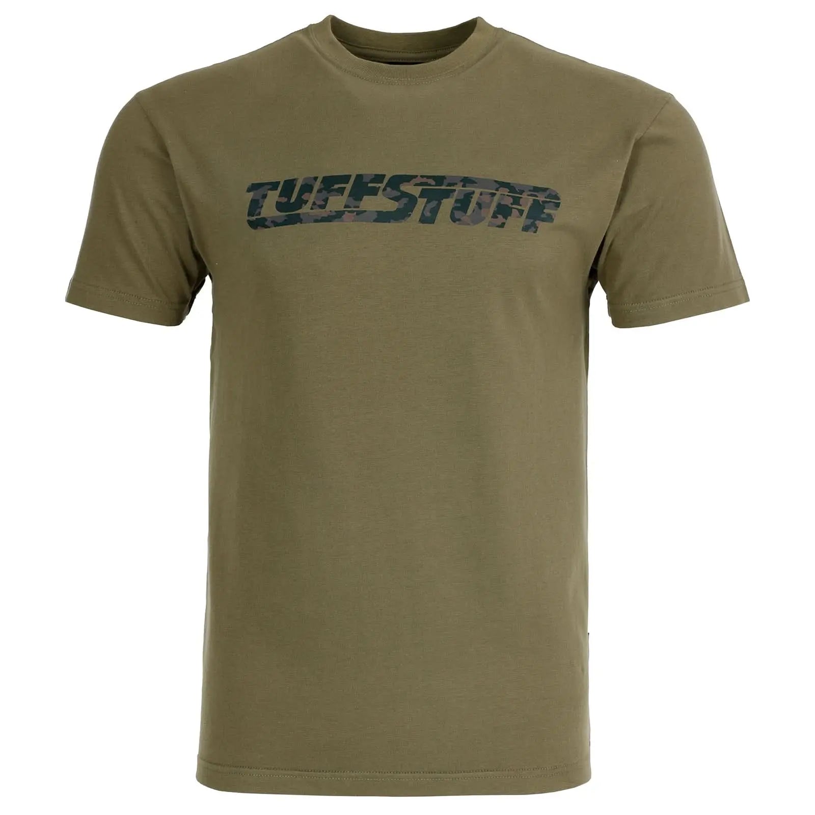 Tuffstuff Logo T Shirt 155 - OLIVE - Customisable Tops