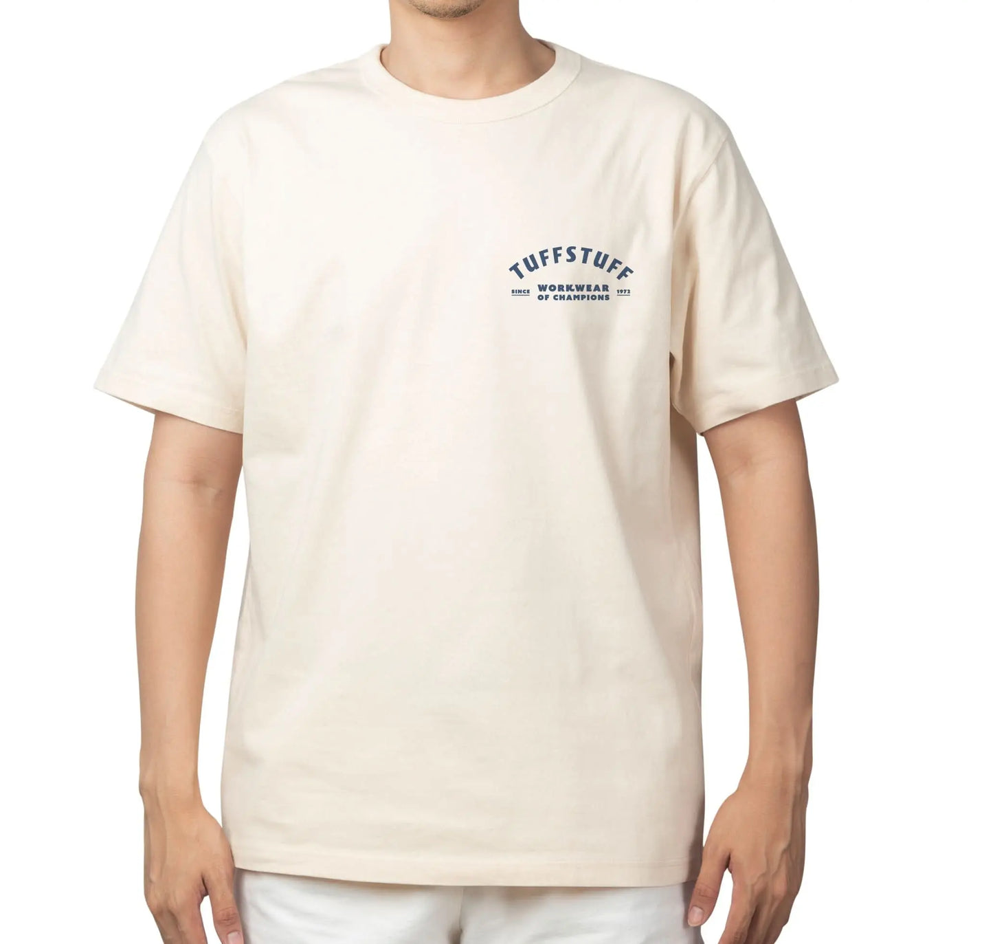 Tuffstuff Icon T Shirt 156 - WHITE - Customisable TOPS