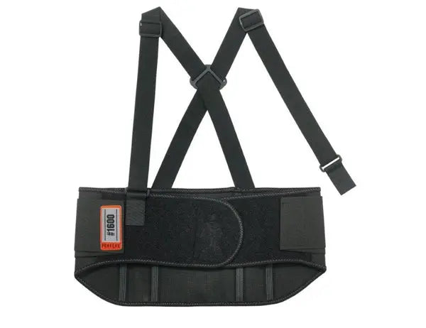 Ergodyne Standard Elastic Back Support Ey1600 - Black - Customisable Back Supports