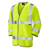 Leo Forches ISO 20471 Class 3 34 Sleeve Waistcoat S03 - Yellow - Customisable Hi-Vis Vest