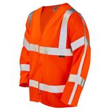 Leo Parkham ISO 20471 Class 3 LFS Sleeved Waistcoat S11 - Orange - Customisable Hi-Vis Vest