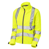 Leo Honeywell ISO 20471 Class 2 Womens Softshell Jacket SJL01 - Yellow - Customisable Softshell Jacket
