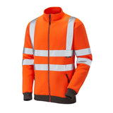 Leo Libbaton ISO 20471 Class 3 Track Top Jacket SS03 - Orange - Customisable Jacket