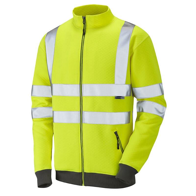 Leo Libbaton ISO 20471 Class 3 Track Top Jacket SS03 - Yellow - Customisable Jacket