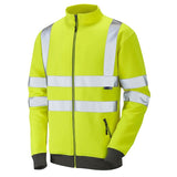 Leo Libbaton ISO 20471 Class 3 Track Top Jacket SS03 - Yellow - Customisable Jacket