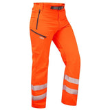 Leo Landcross ISO 20471 Class 1 Stretch Work Trouser WT01 - Orange - Customisable Trousers