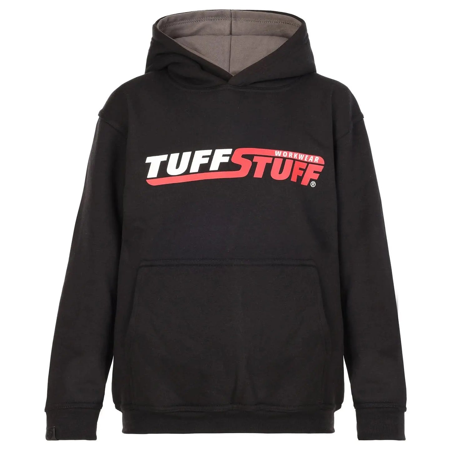 Tuffstuff Junior Logo Hoodie 199 - BLACK - Customisable CHILDRENSWEAR