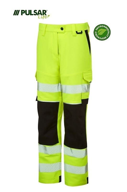 Pulsar LIFE GRS Ladies Stretch Combat Trousers Yellow LFE971 - Yellow - Customisable Trousers