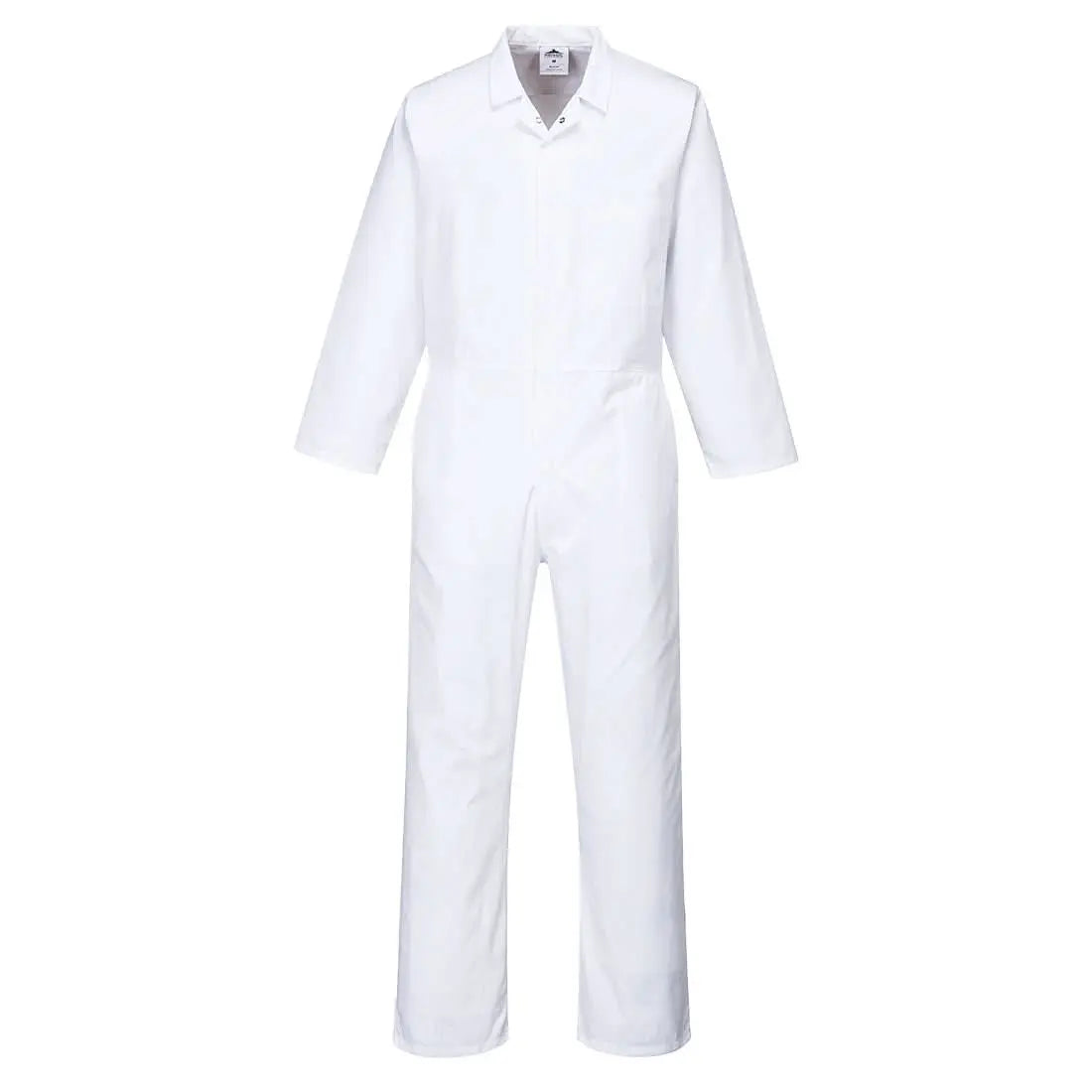 Portwest Food Industry No Pocket Coverall 2201 - White - Customisable Coveralls