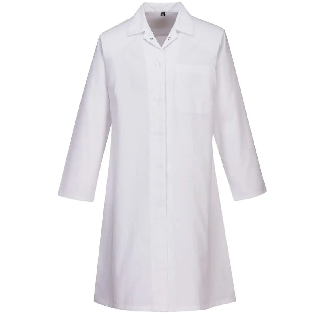 Portwest Food Industry WomenS 1 Pocket Coat 2205 - White - Customisable Jacket
