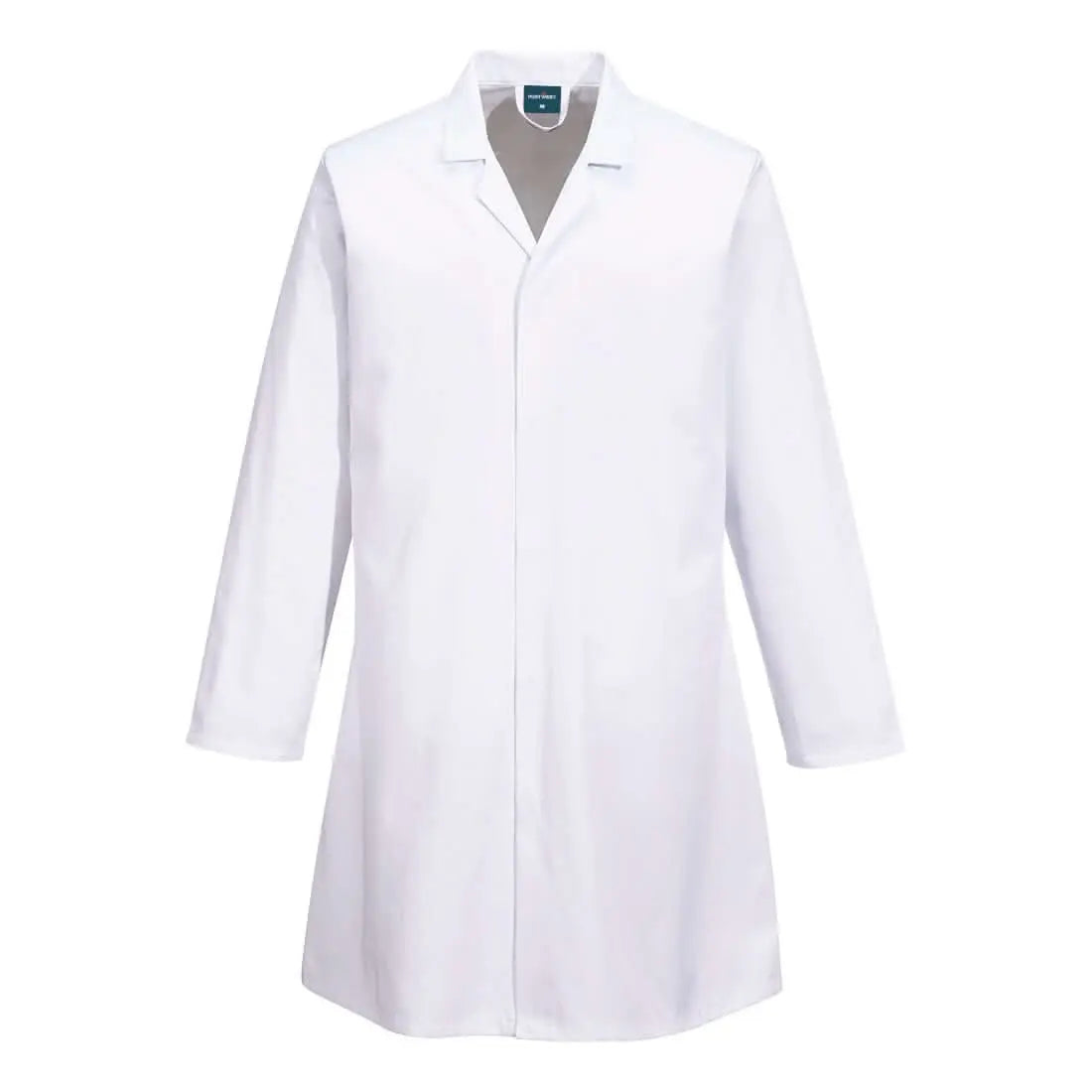 Portwest Food Industry No Pocket Coat 2210 - White - Customisable Jacket
