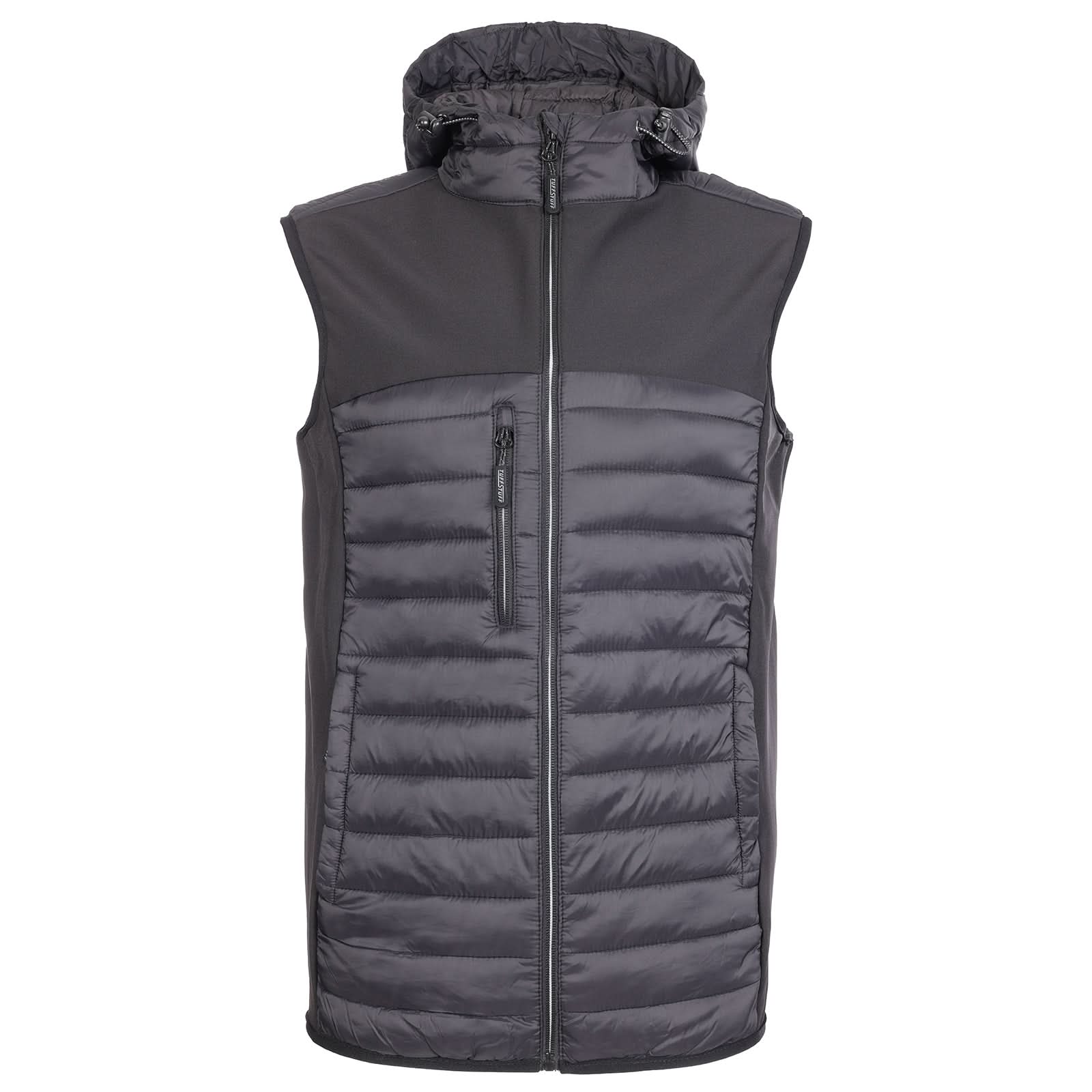 Tuffstuff Howden Hooded Bodywarmer 279 - BLACK - Customisable OUTERWEAR
