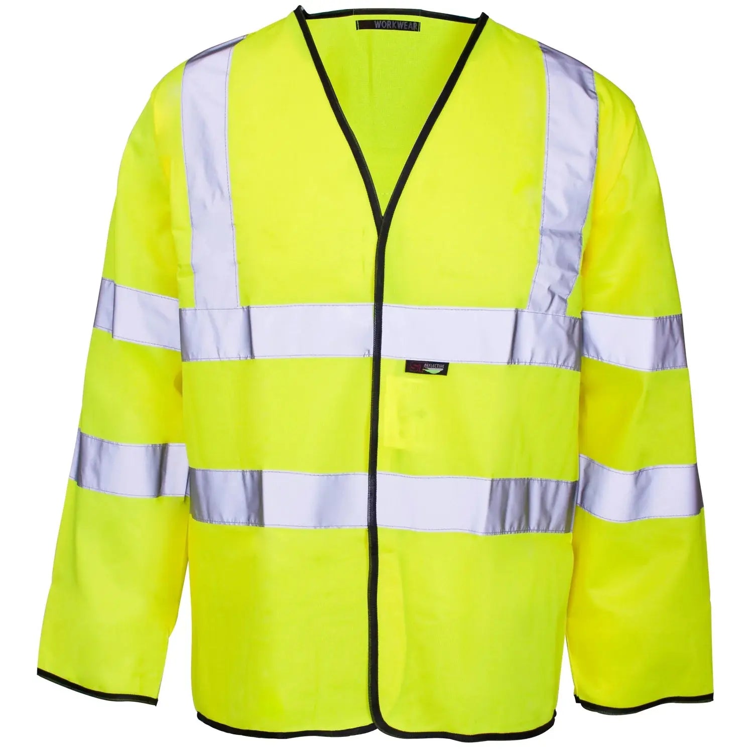 Supertouch - Hi Vis Long Sleeved Vest - Velcro - H84 |  Supertouch