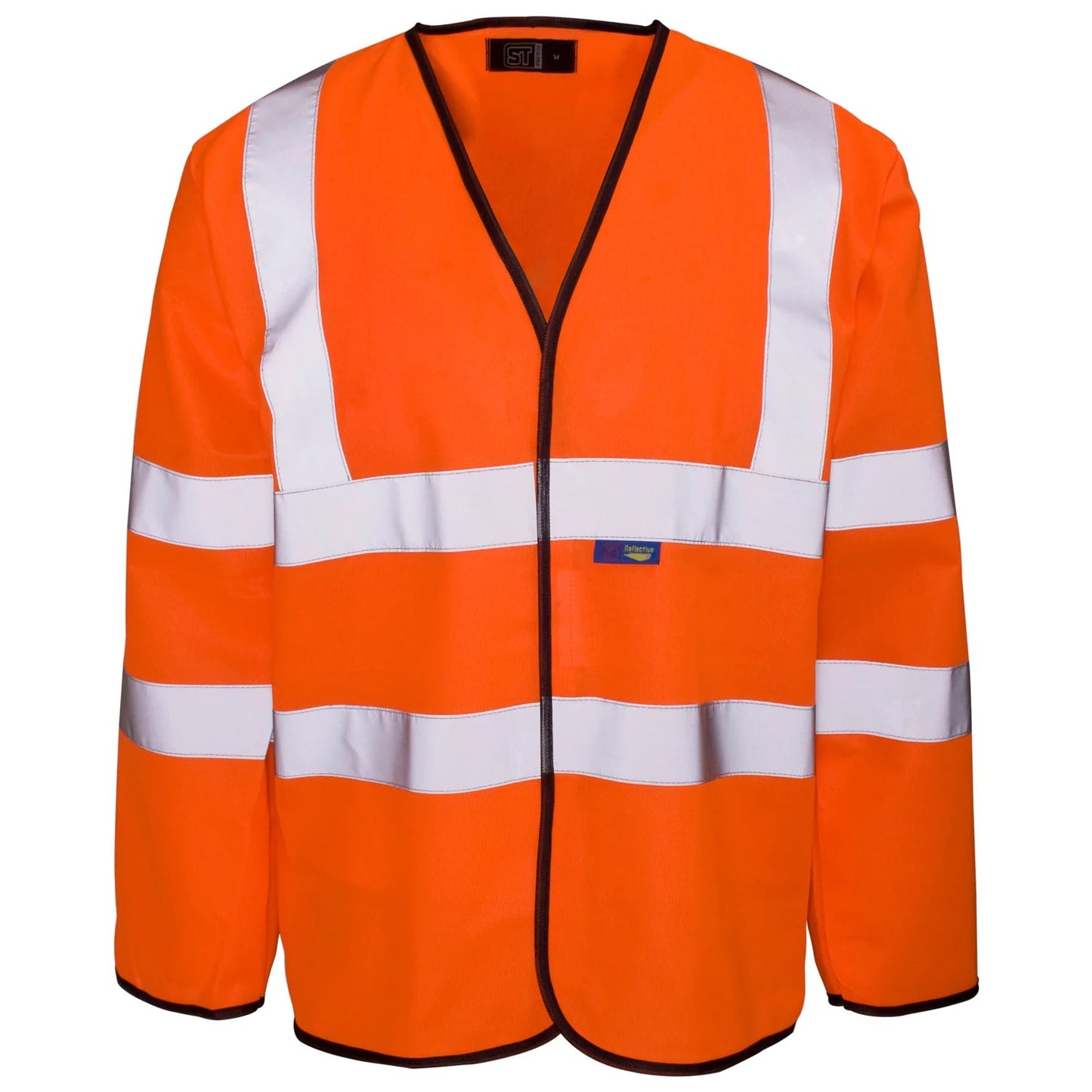Supertouch - Hi Vis Long Sleeved Vest - Velcro - H85 |  Supertouch