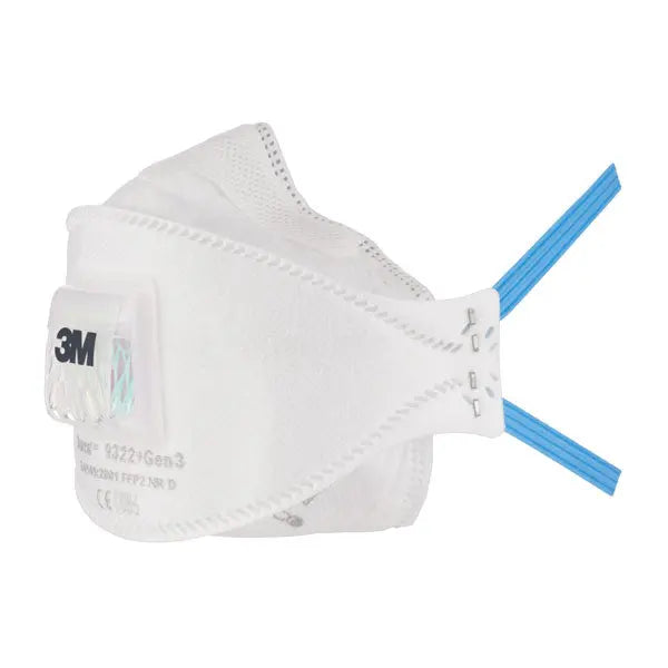 3m M Gen Aura Ffpv Mask 3 M9322 Plusgen3 - White 492X290X438MM - Customisable Respiratory Protection