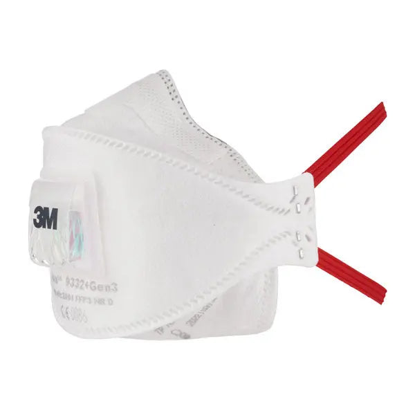 3 M M Gen Aura Ffpv Mask 3 M9332 Plusgen3 - White 496X288X438MM - Customisable Respiratory Protection