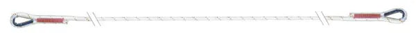 3m M Protecta Single Leg Rope Restraint Lanyard Meter 3 Mal410 C - White 1M - Customisable Lanyards