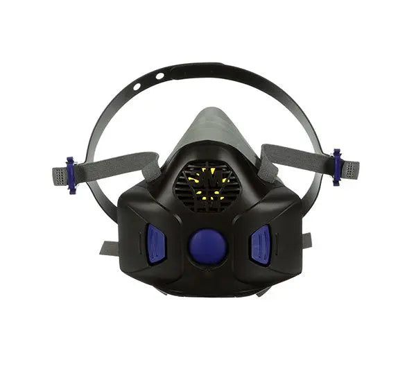 3m M Hf Sd Secure Click Speaking Diaphragm Half Mask Medium 3 Mhf802 Sd - Black MEDIUM - Customisable Respiratory Protection