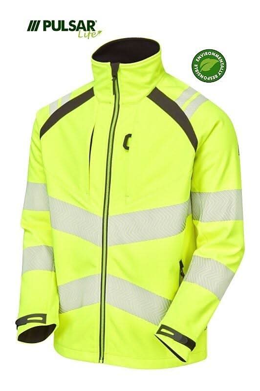 Pulsar LIFE GRS Mens Softshell Jacket Yellow LFE915 - Yellow - Customisable Softshell Jacket