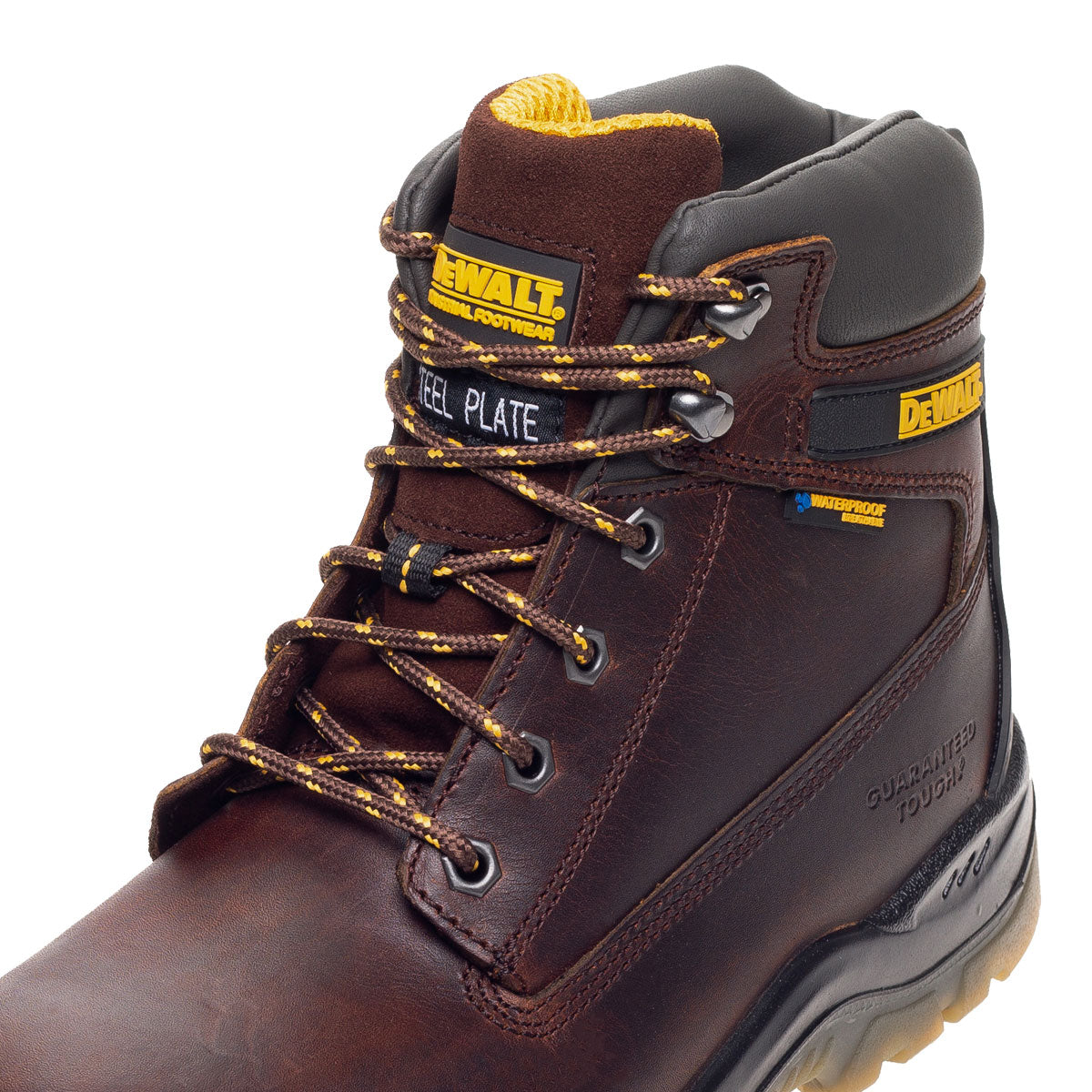 DeWalt Titanium Tan Tan 6'' Waterproof Safety Boot Brown - - Customisable General Safety Shoes