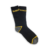 DeWalt Hydro Sock Twin Pair Pack of work socks Black/Yellow - - Customisable General Safety Shoes