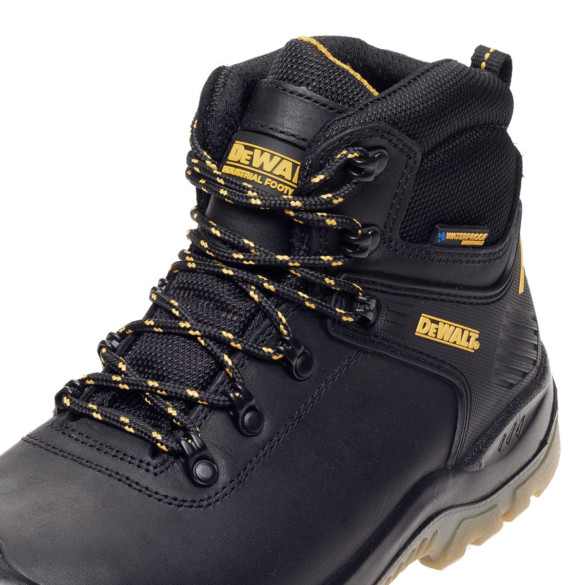 DeWalt Newark Waterproof Safety Hiker Black - - Customisable Footwear