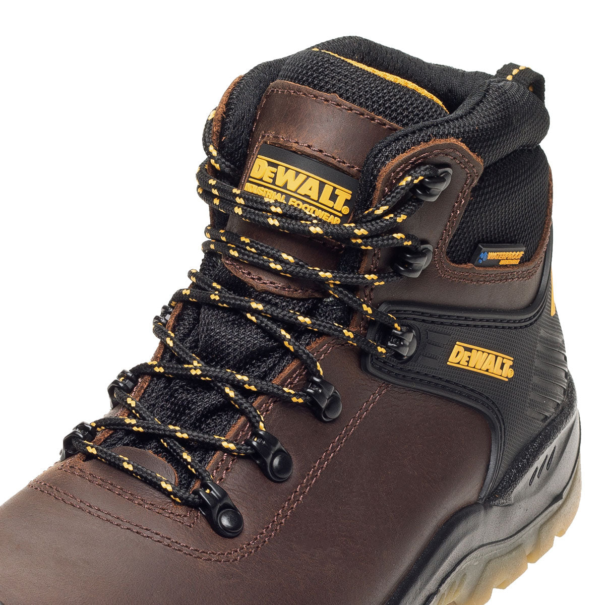 DeWalt Newark Waterproof Safety Hiker Brown - - Customisable Footwear