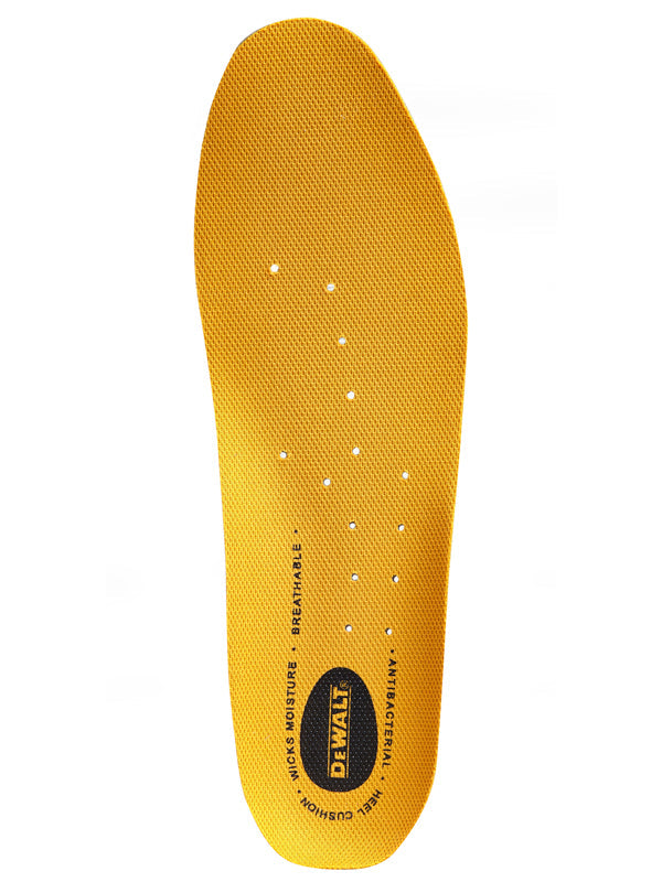 DeWalt Insoles Polyurethane Comfort Insole Yellow - - Customisable Footwear Accessories