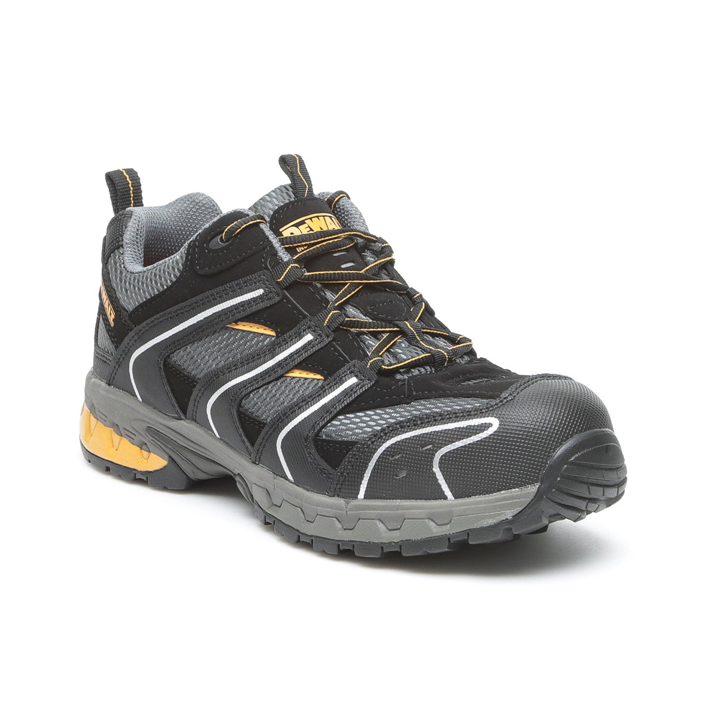 DeWalt Cutter Sports Safety Trainer Black/Grey - Black Grey - Customisable Footwear