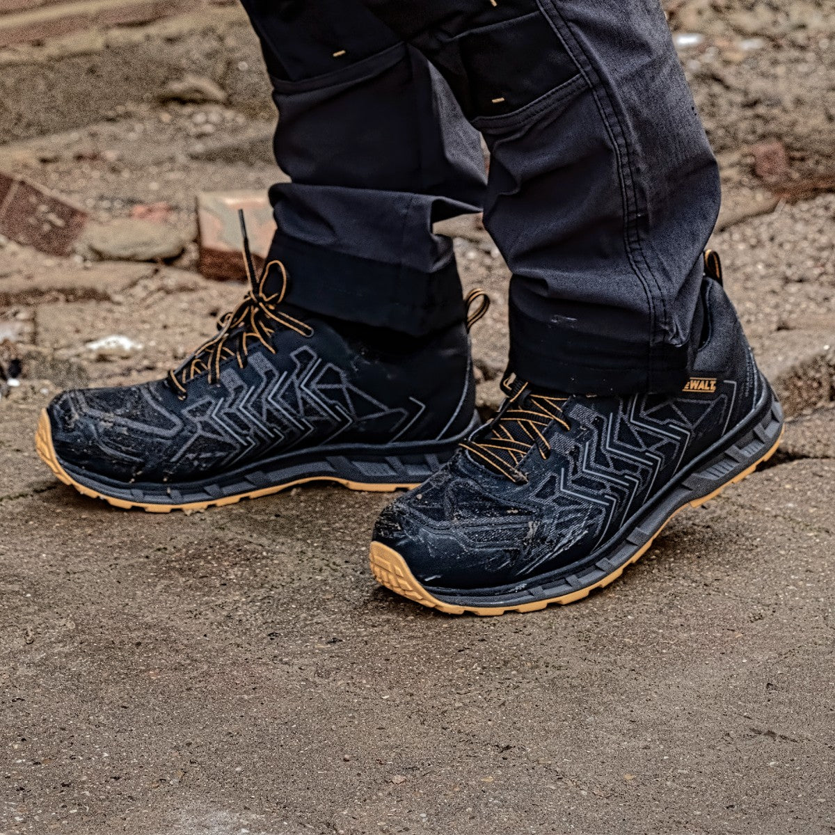 DeWalt Fargo Sports Safety Trainer Black - - Customisable Footwear