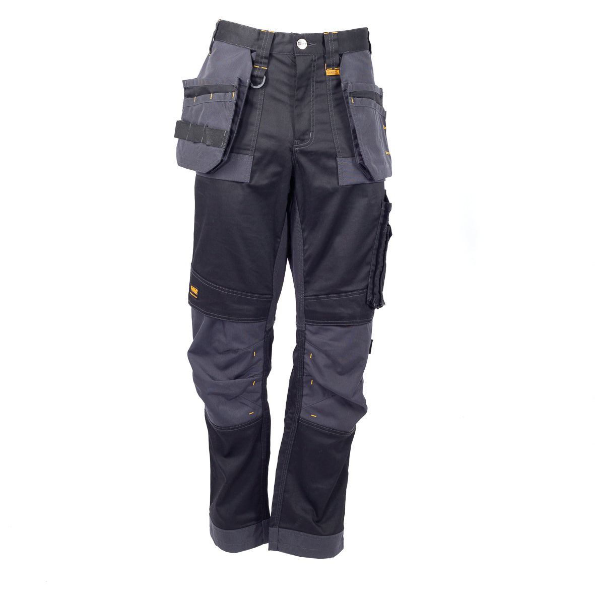 DeWalt Harrison Regular Fit Stretch Trouser Black/Grey - - Customisable Workwear
