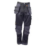 DeWalt Harrison Regular Fit Stretch Trouser Black/Grey - - Customisable Workwear