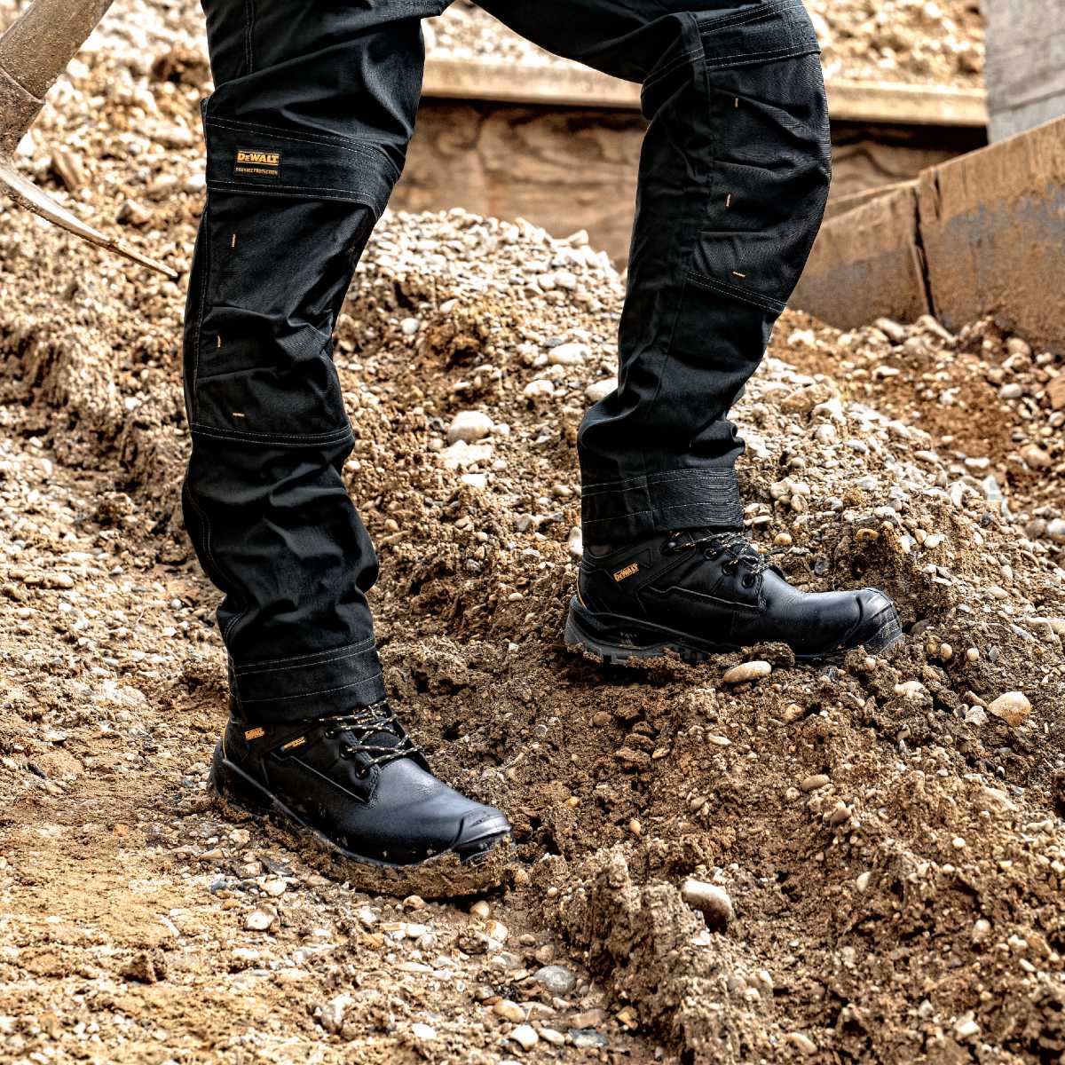 DeWalt Springfield Non-Metallic Waterproof Safety Boot Black - - Customisable Boots