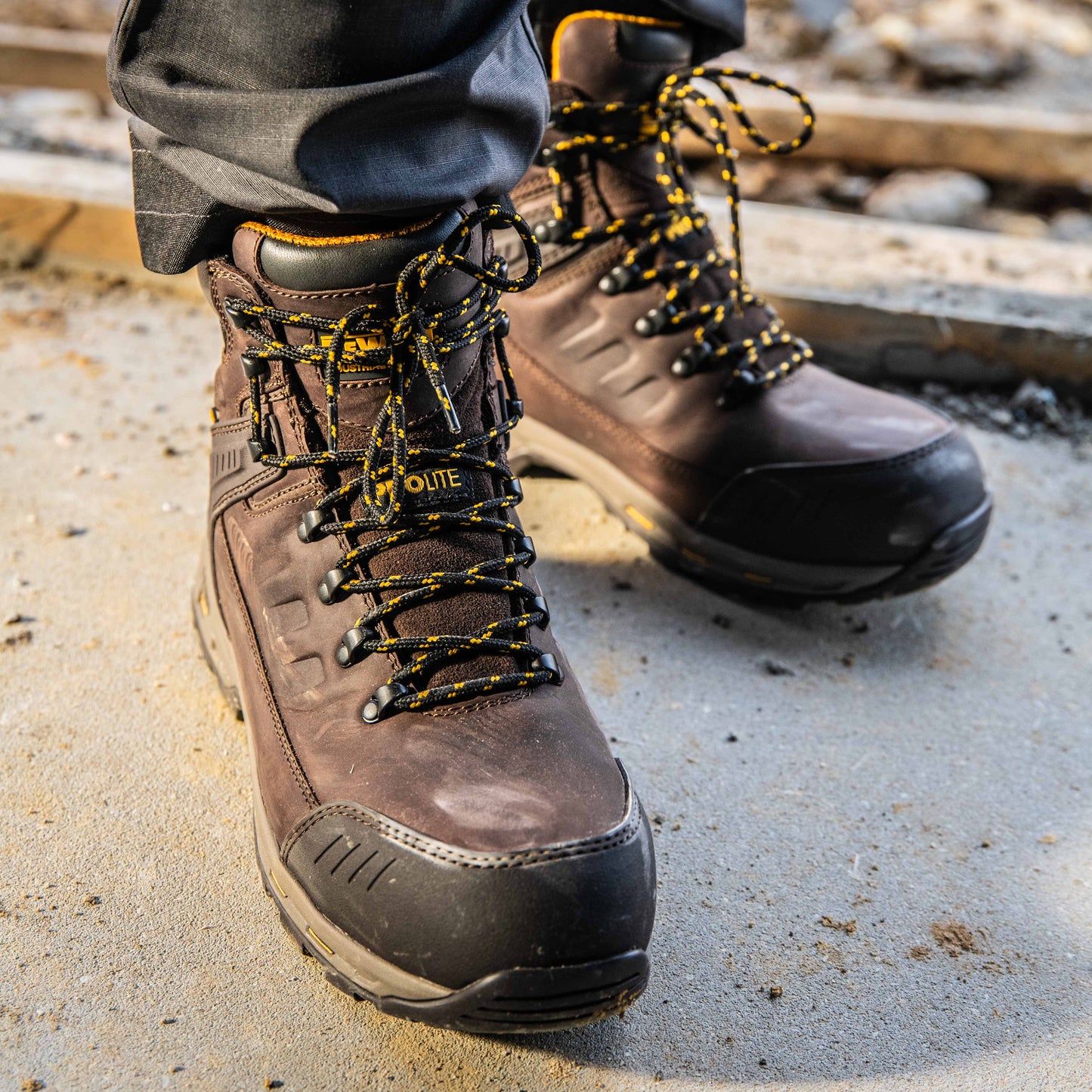 DeWalt Kirksville Pro Lite Waterproof Safety Boot Brown - - Customisable Footwear