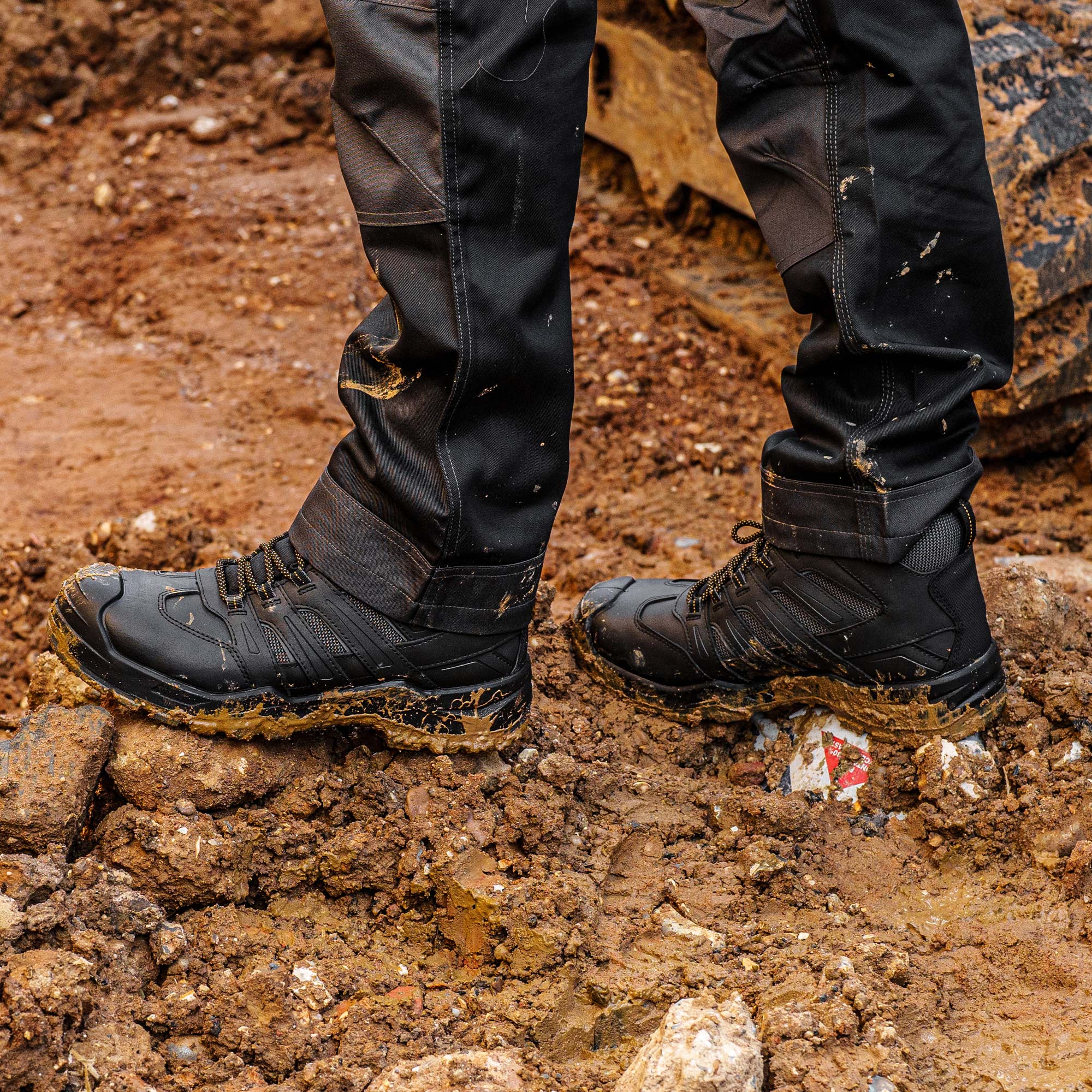 DeWalt Murray Waterproof Safety Boot Black - - Customisable Boots