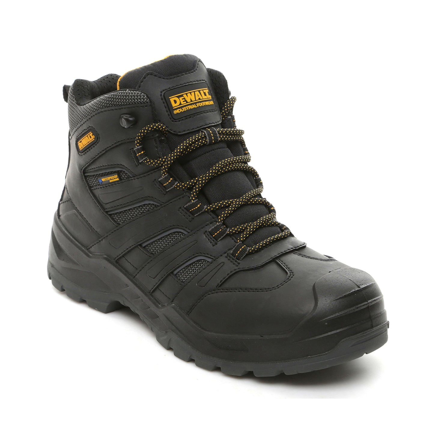 DeWalt Murray Waterproof Safety Boot Black - Black - Customisable Boots