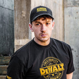 DeWalt Oakdale Baseball Cap Black - - Customisable Workwear