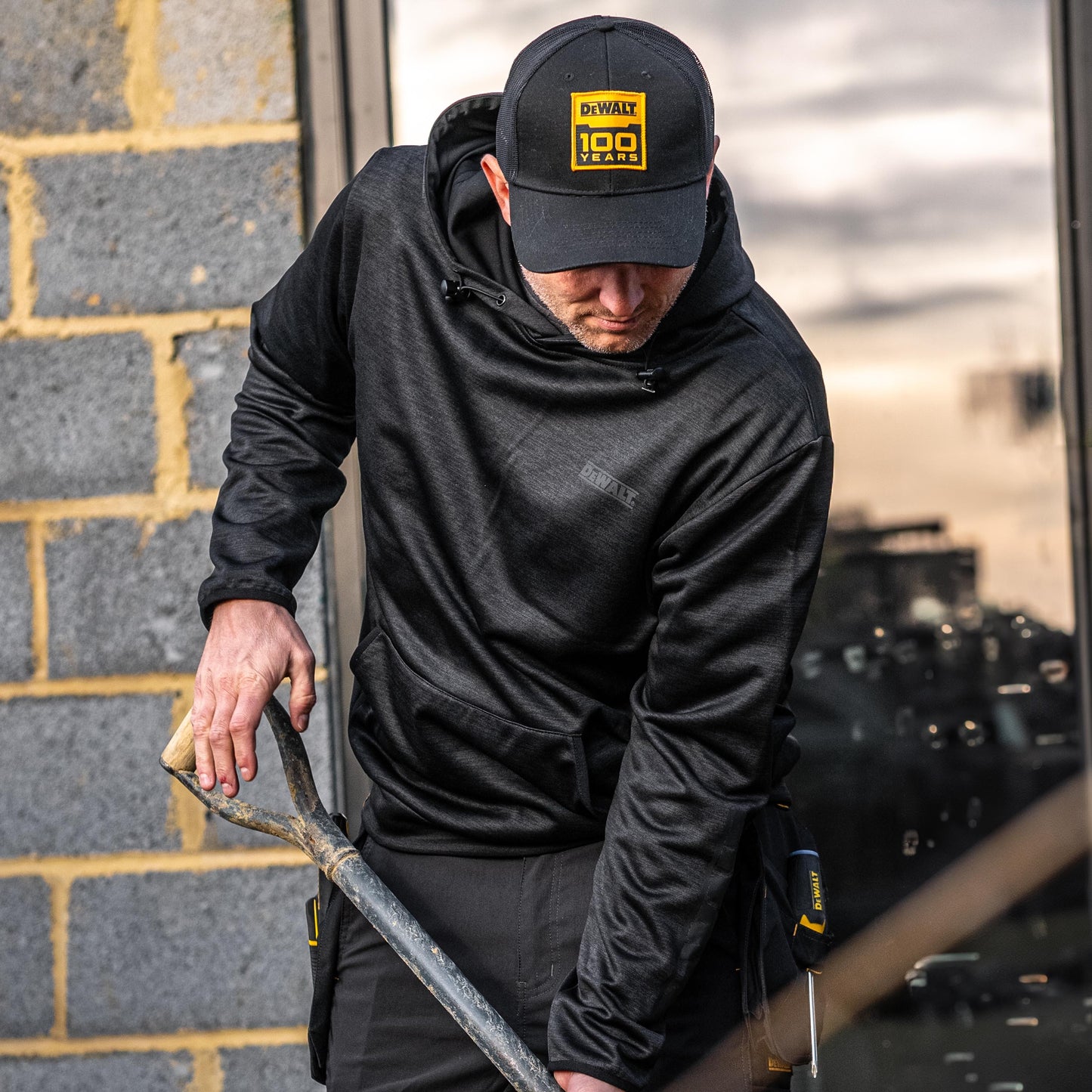 DeWalt Falmouth Lightweight Performance Hoody Black - - Customisable Workwear