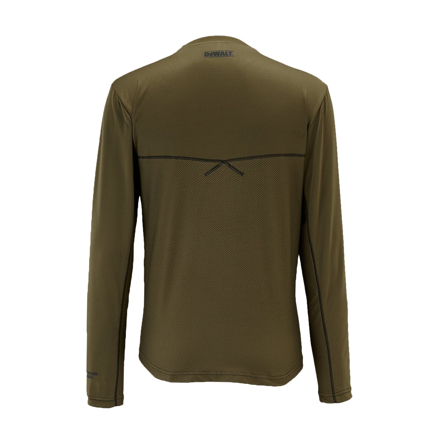DeWalt Truro Long Sleeve Performance T-Shirt Olive - - Customisable Workwear