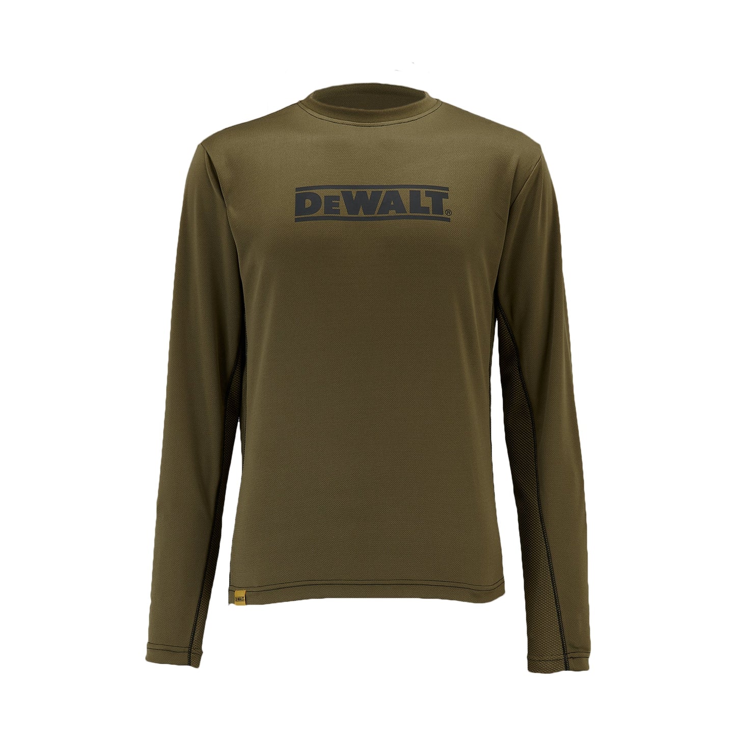 DeWalt Truro Long Sleeve Performance T-Shirt Olive - Olive - Customisable Workwear