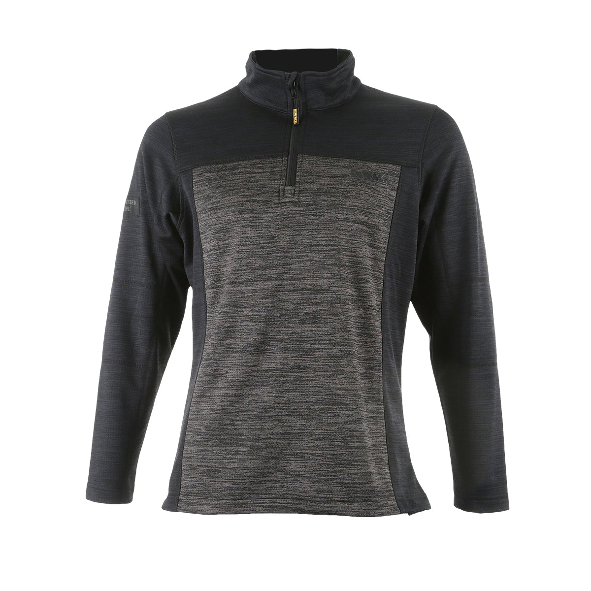 DeWalt Charlotte Ladies Quarter Zip Grey/Black - Grey Black - Customisable Workwear