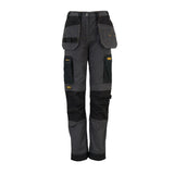 DeWalt Roseville Ladies Trouser Slim Fit Grey/Black - Grey Black - Customisable Workwear
