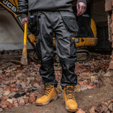 DeWalt Albany Slim Fit Trouser Grey/Black - - Customisable Workwear